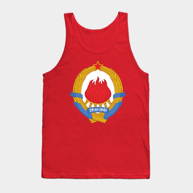 Yugoslavia Emblem Tank Top by dan89